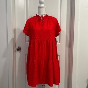 Chic Red Mini Dress